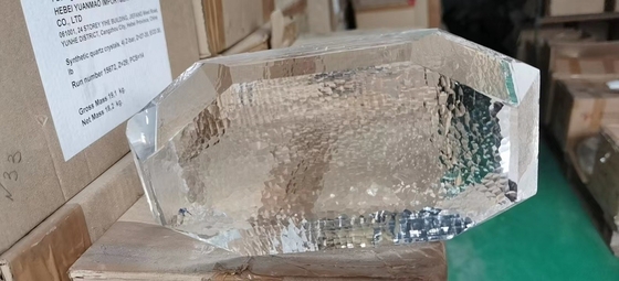極度の安定性と正確なタイミング 単結結晶クォーツウエーファー 直径3" 4" 6"
