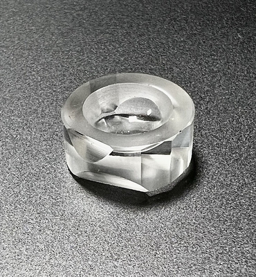 切られた上塗を施してある水晶で厚さのためのエンド キャップはモード圧力センサーをせん断する