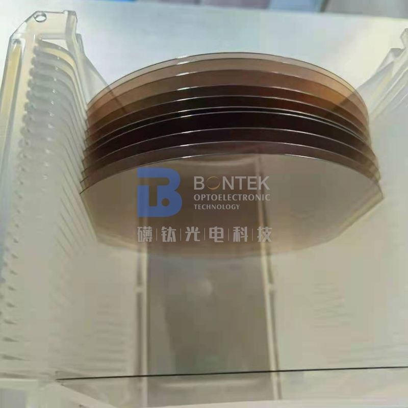 4"高周波広帯域フィルター圧電気のトランスデューサーのためのリチウムTantalateのウエファー