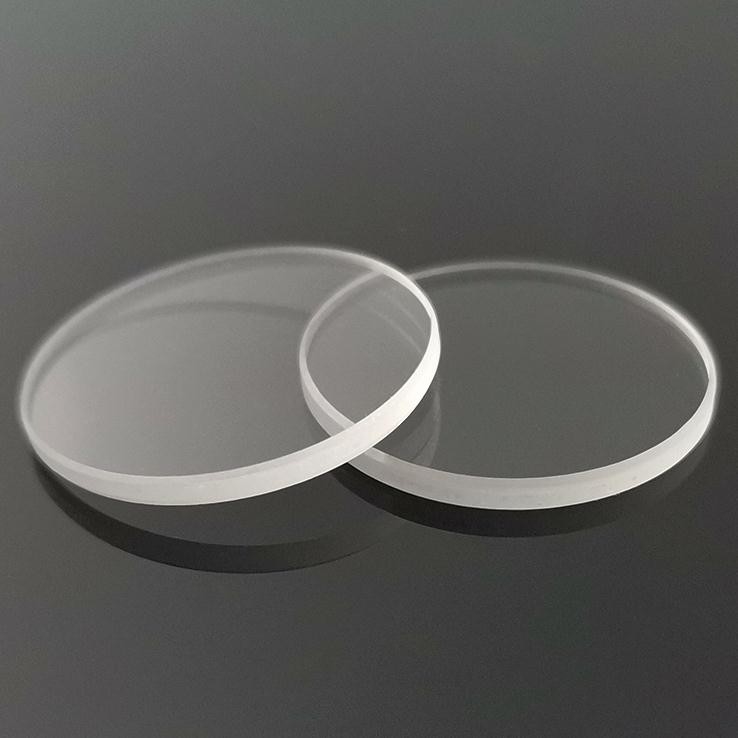 サファイアAl2O3の水晶基質2" 3" 4"光学使用のために磨かれる二重側面